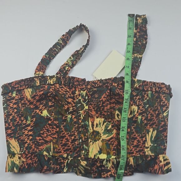 Ulla Johnson NWT Alexandra Crop Top in‎ Prism MSRP $270 Women's size 12 - Picture 11 of 13